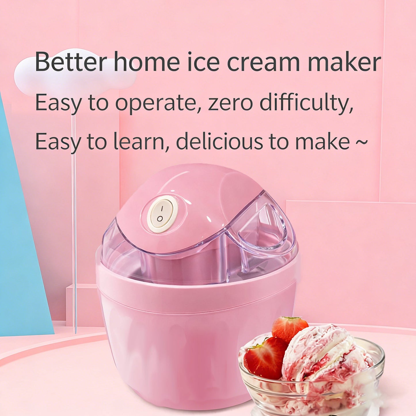 ✨KitchenHQ Ice Cream Maker