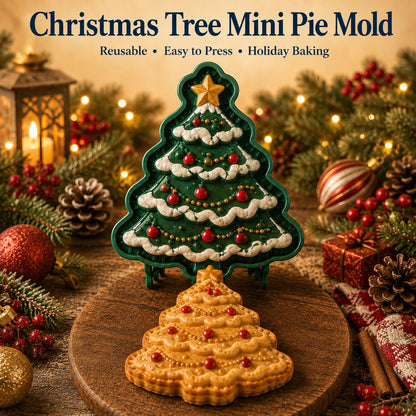 🎄 9-Design Christmas Mini Pie Mold Collection | Reusable Embossed Molds for Shaping Detailed Santa, Snowman, Reindeer, Tree & Holiday Pies 🥧✨
