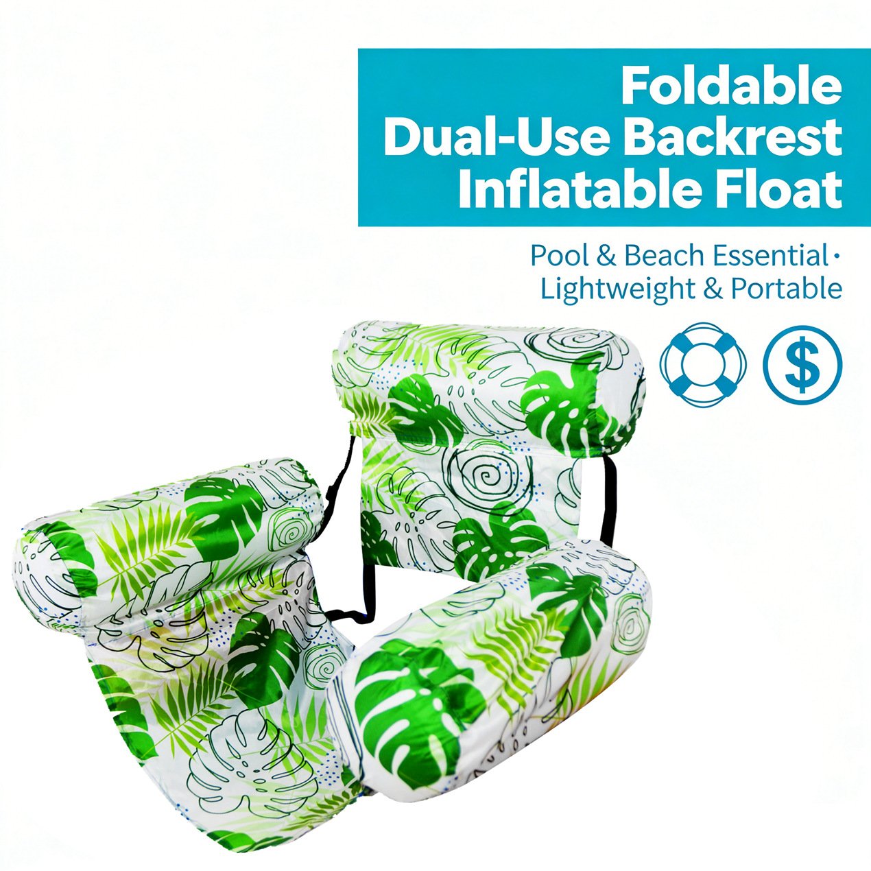 💫 Early Summer Sale 50% OFF - 🏊‍♀️Inflatable Pool Float Chairs,Floating Chair for Party Summer Water Beach Lake Fun ✨