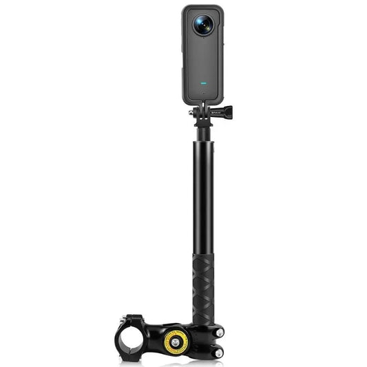 🏍📷 Motorcycle Handlebar Extendable Selfie Stick for Action Cameras