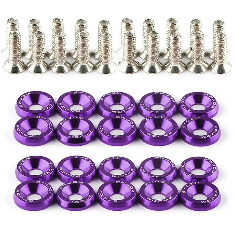 JDM‐Style M6 Fender Washer & Bolt Kit