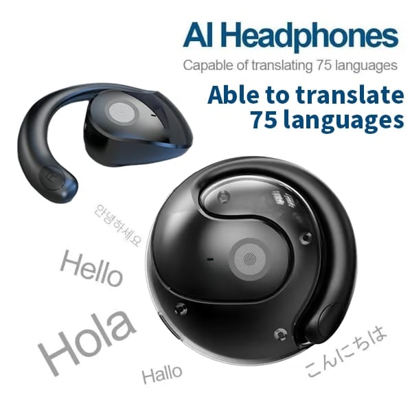 🏆#1 Best Seller ⏰LAST DAY 50% OFF 💎AI Translation Wireless OWS Bluetooth5.4 Earphones (Fit iOS & Android)