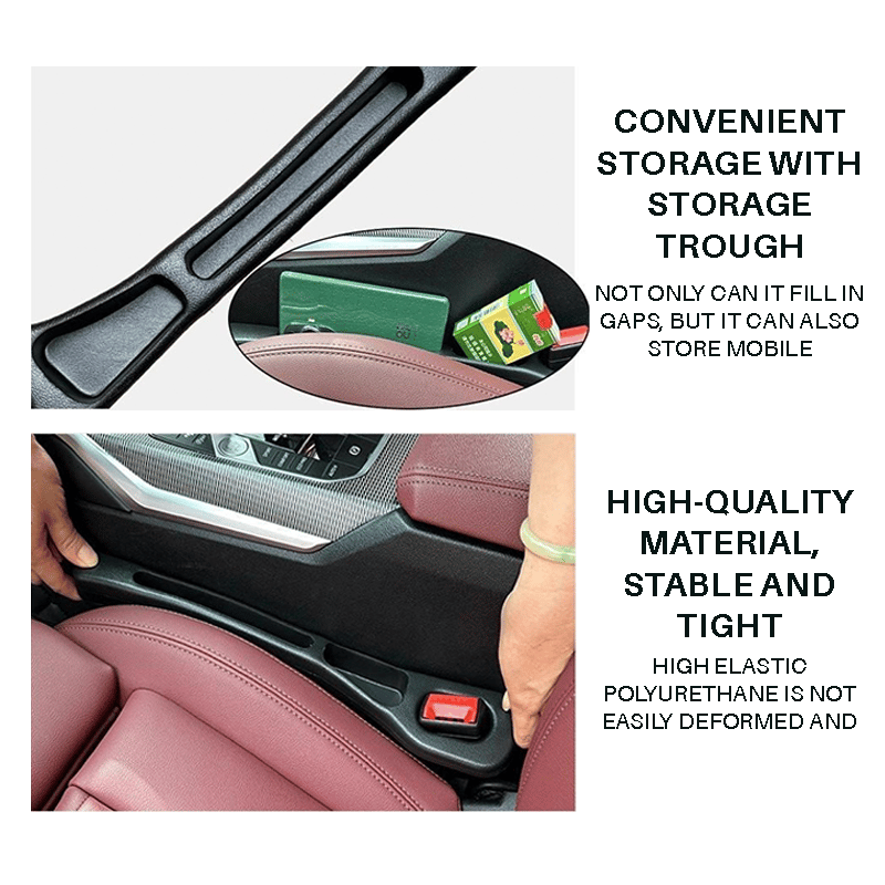 🚗✨ Car Seat Gap Filler Organizer