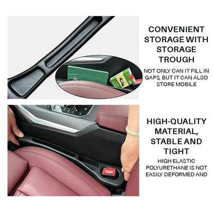 🚗✨ Car Seat Gap Filler Organizer