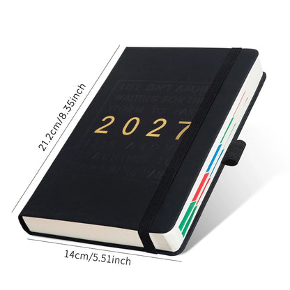 📓 2027 Calendar Notebook – A5, one day per sheet, date-marked – Ideal for daily logs & future reference ✨