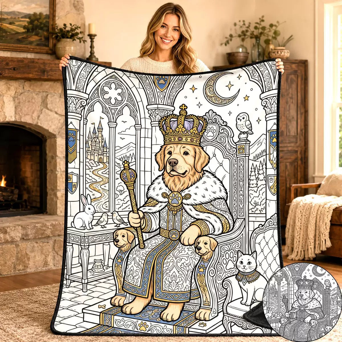 Coloring Blanket🖍️ Color It. Wash It. Repeat It! 🔄✨