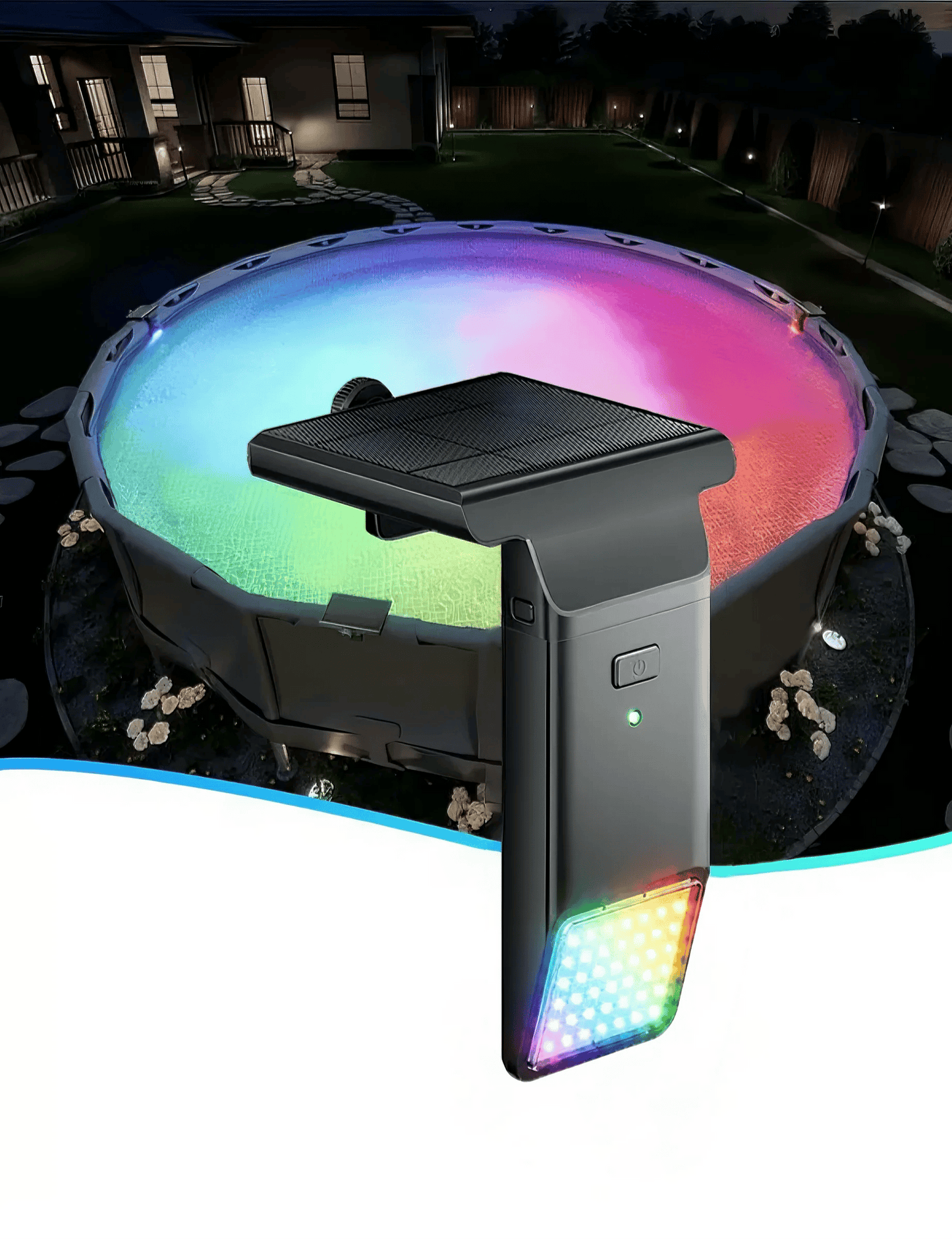 🌟New Series — Poolside Solar Light for Swimming Pool ✨