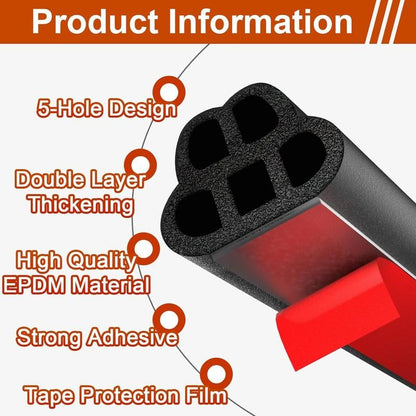 🔥Car Door Seal Strip Universal Self Adhesive