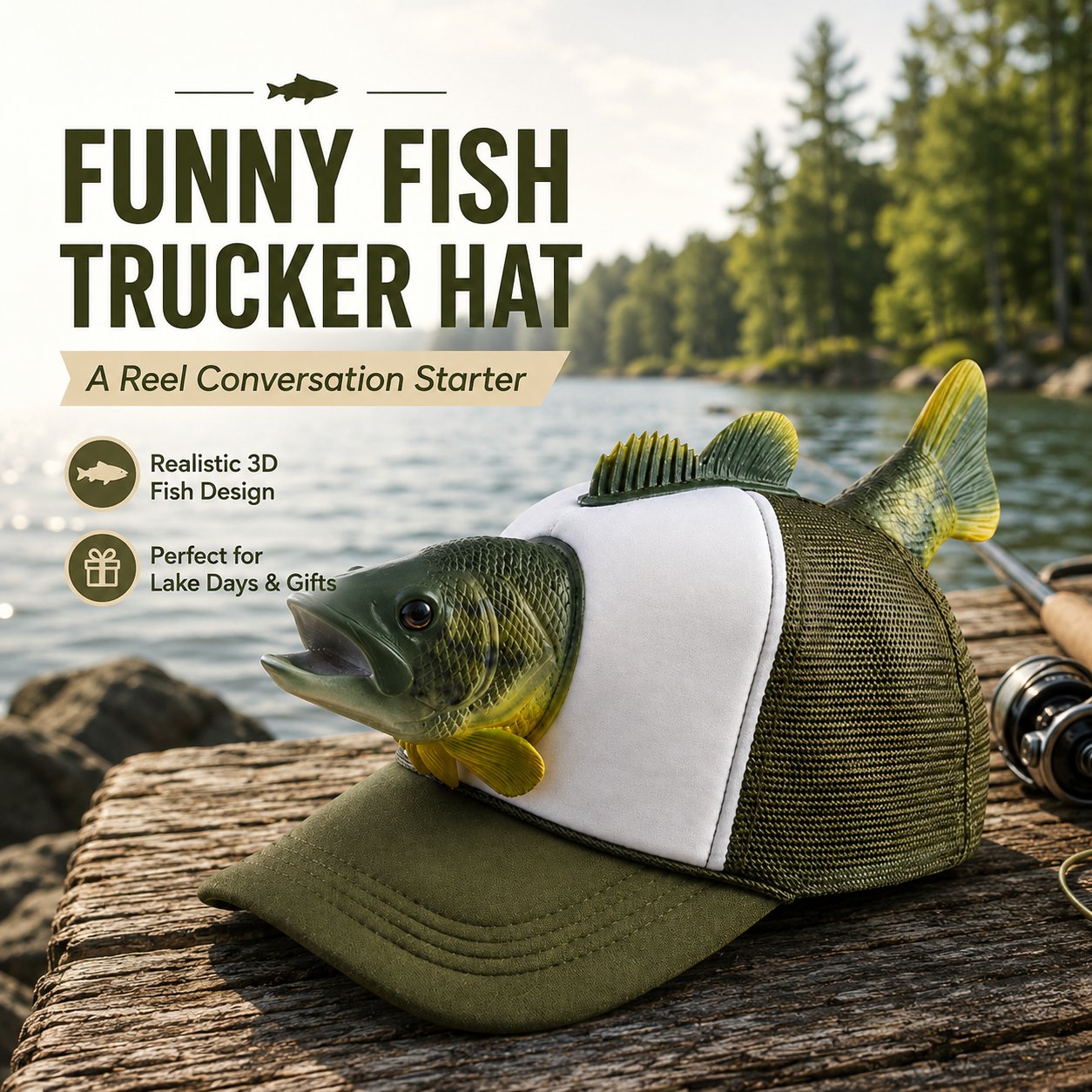 Personalized Outdoor Fishing Hat for Avid Fishermen🎣