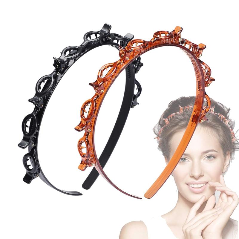 👑Women's Minimalist Resin Headbands (2-Pack)