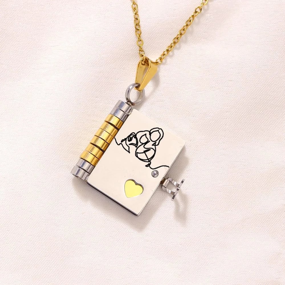 📍For Granddaughter - The Most Beautiful Chapter Book Necklace