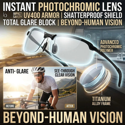🚙🕶️Smart Vision Glasses – Anti-Glare UV Protection with Infrared Night Vision & Impact-Resistant Lenses