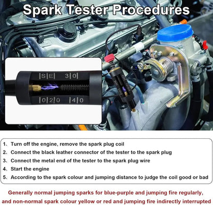 🔧 Adjustable Spark Plug & Ignition Coil Tester
