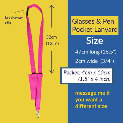 👩‍🏫NEW UPGRADED Plain Fabric Pen Lanyards