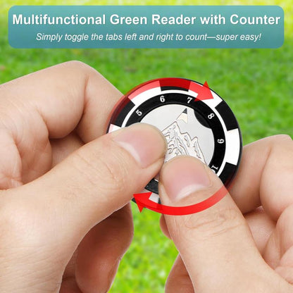 🔥Golf Hat Clip Ball Marker with High Precision Green Reading Aid Golf Accessories for Men Women