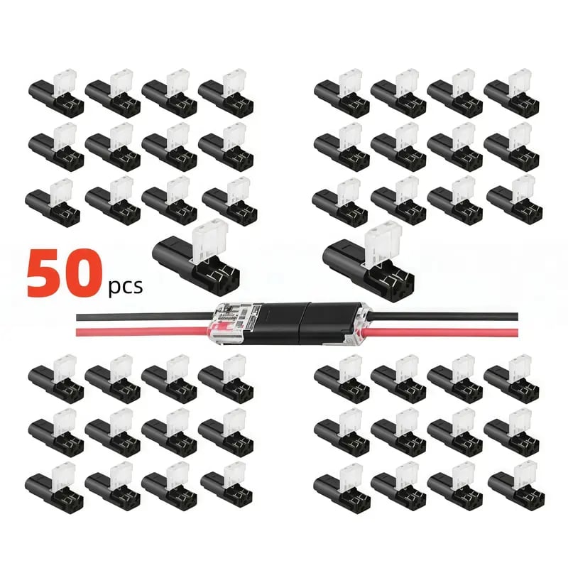 Double-Wire Plug-in Connector Led Light Strip Connectors