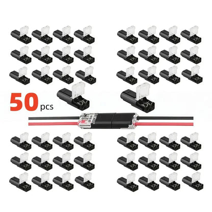 Double-Wire Plug-in Connector Led Light Strip Connectors