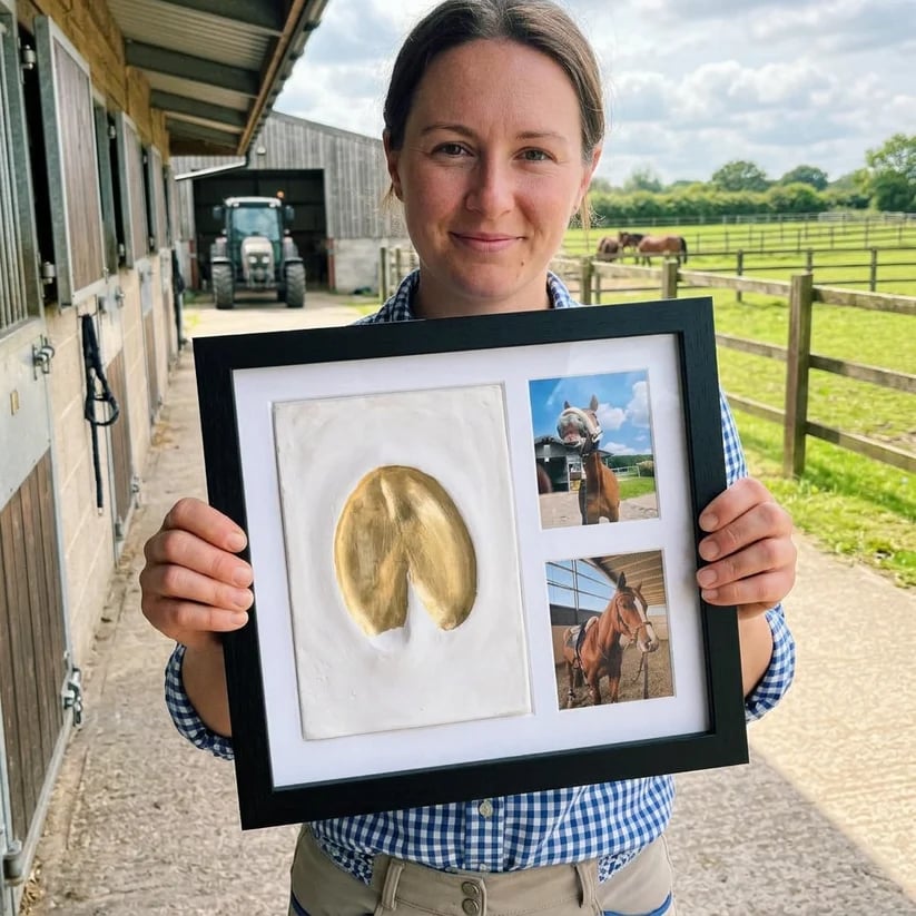 🐴 Horse Hoofprint & Family Keepsake Clay Kit – For Paws, Hands & Footprints🖼️Made by You & Personalise It Your Way💛