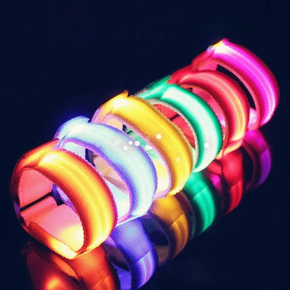 🐎 Horse LED Leg Straps – 4 Pack | Rechargeable-Look Night Riding Safety Lights ✨