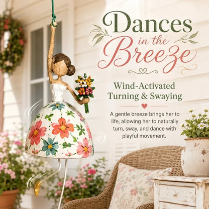 💃🌸 Let Your Space Dance — Whimsical Dancing Lady Hanging Ornament (📦Buy 2 Free Shipping)