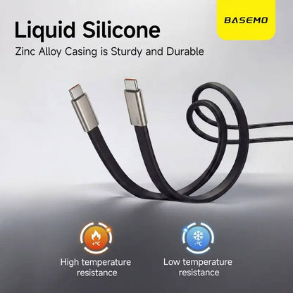 240W Super Fast Charging 360° Rotating Invisible Stand Detachable Two-in-One Charging Cable, Zinc Alloy Silicone Type-C Cable compatible with Apple and Samsung, essential for gaming, office, and car use | Bestselling cutting-edge technology