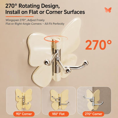 🎁Hot Sale 49% OFF🔥4 Pack Rotating Butterfly Hooks