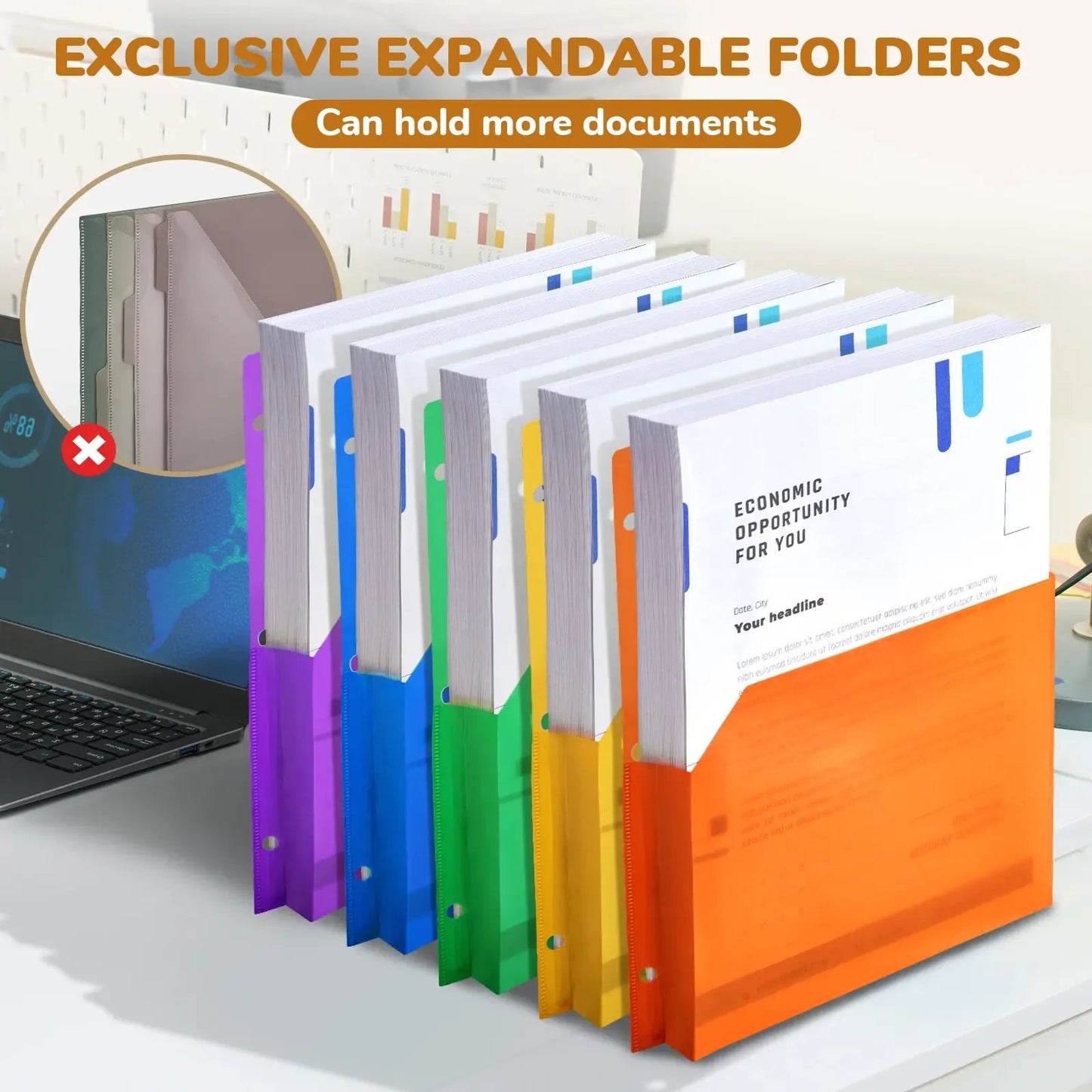 🔥HOT SALE 49% OFF - 📄✨PU Leather Clipboard with Storage – 3-Ring Binder, Magnetic Clip, Removable Notepad & Expanding File