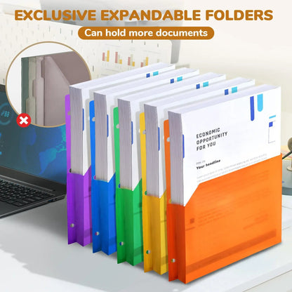 🔥HOT SALE 49% OFF - 📄✨PU Leather Clipboard with Storage – 3-Ring Binder, Magnetic Clip, Removable Notepad & Expanding File