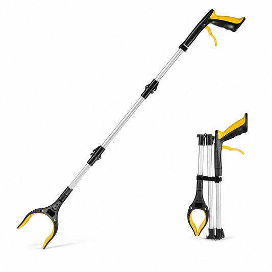 📚 Sale 49% OFF 43" Extra Long Grabber Reacher Tool – Heavy Duty with 360° Rotating Jaw & Magnets