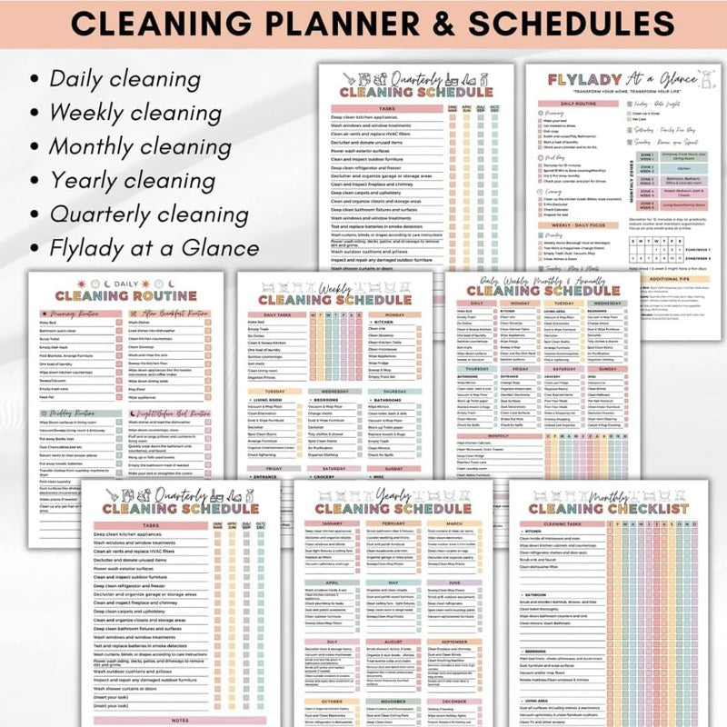 🔥Clean Routine Planner