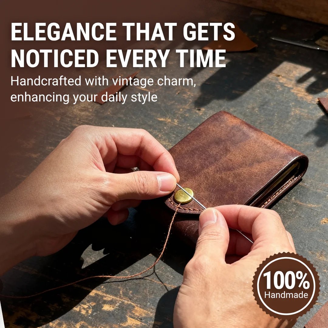 🎁🎉Only $19.90 This Week🌟🎉Retro PU Leather Wallet