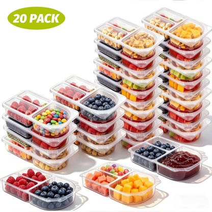 40 sets Reusable Snack Containers