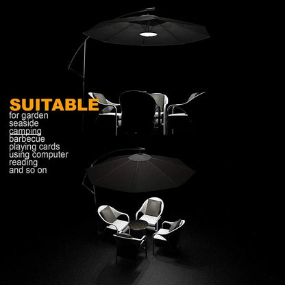 💕Hot sale 49% OFF💡🌙 Magictec 44 LED Patio Umbrella Cordless Lights with 3 Lighting Modes Operated by 4 AA Battery