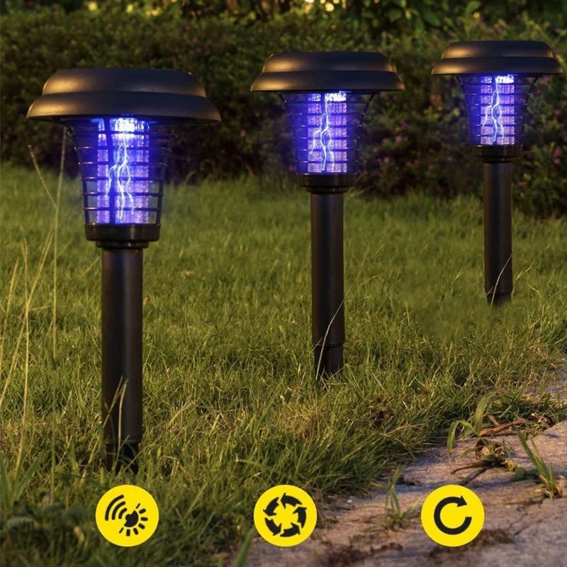 Solar Mosquito Killer Lamp | 3-in-1 Outdoor Light & Bug Zapper
