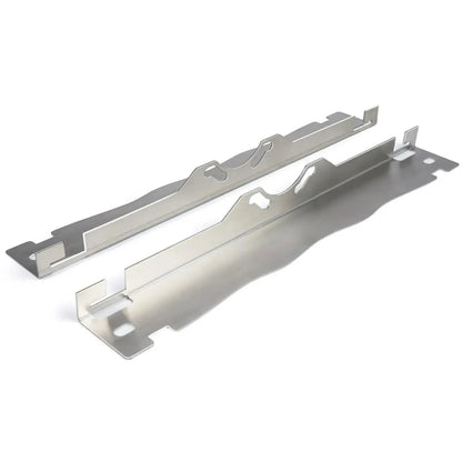 🔧Stainless Steel Wheel Toe Alignment Plate – Heavy Duty Measuring Tool with Grooves & Wall Mount Storage