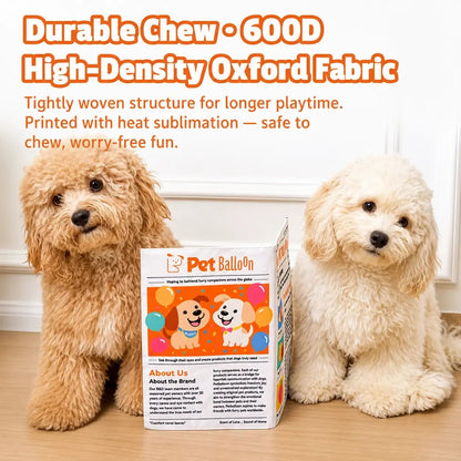 Interactive Newspaper Dog Toy