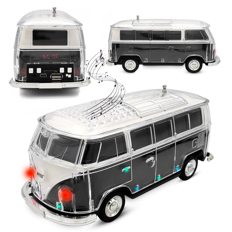 🚌WS-267BT Rechargeable Portable Bluetooth Speaker (Bus/Campervan Shape, ABS Build, 50Hz-20kHz)