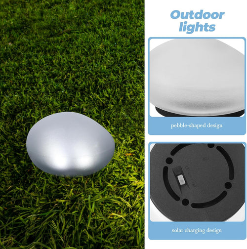🔥Solar Powered Stone Garden Light