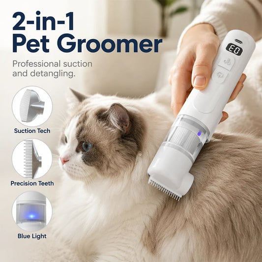 🔥Hot Sale 🐶Electric Pet Flea Remover and Detangling Comb