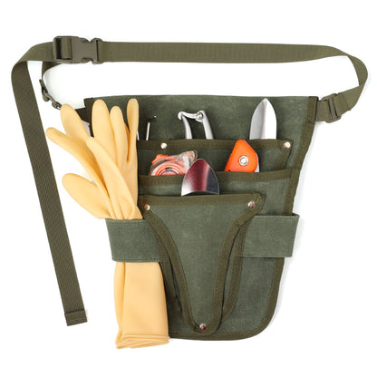 Outdoor gardening tool waist bag hardware storage bag wear-resistant carpenter tool waist bag