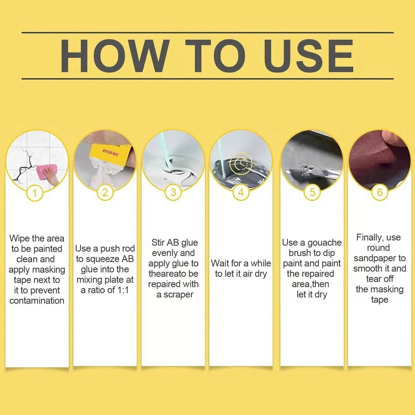 🔧Quick-Drying Tile Repair Glue - Complete Tool Kit for DIY – Fix Cracks Permanently in Minutes!✨