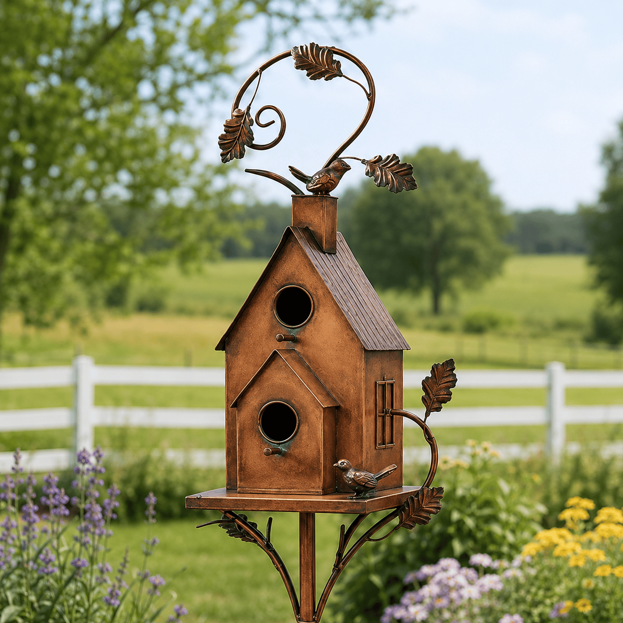 🔥Last Day 50% OFF Sola🔥-❤🐦Handmade Iron Birdhouse❤