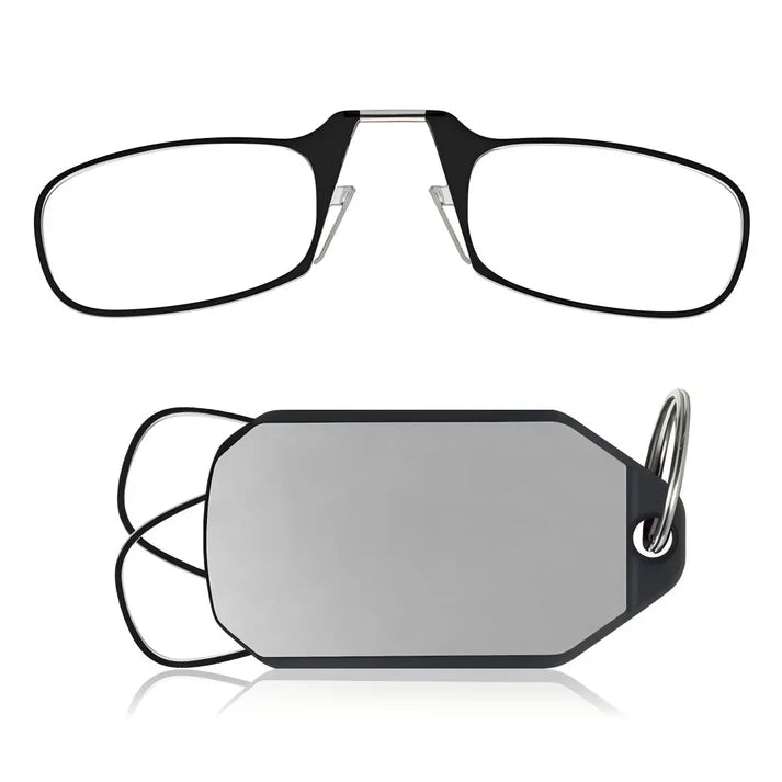 🔥Slim Folding Keychain Reading Glasses - Clips Anywhere, Reads Anytime🔑