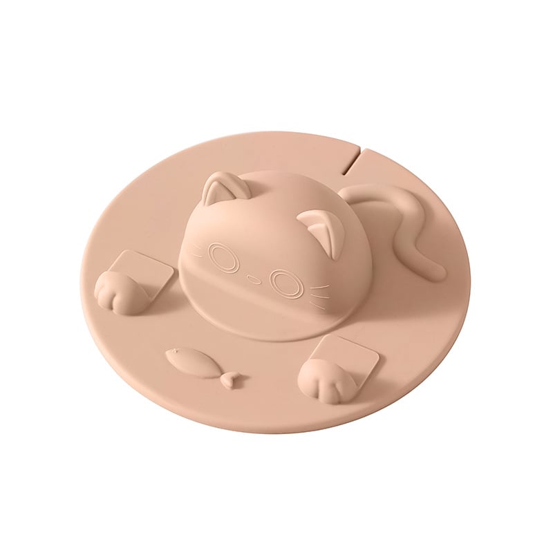 🎉🍵Universal Food-Grade Silicone Mug Lid (Cat Design)🐱
