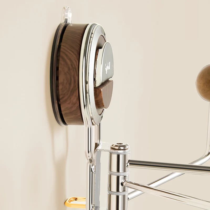 🎉No-Drill Rotating Suction Hooks – Strong Hold, Easy Wall Installatio