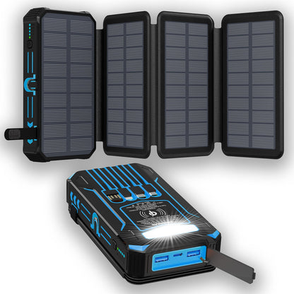 🔥 High-Capacity Solar Charger Power Bank