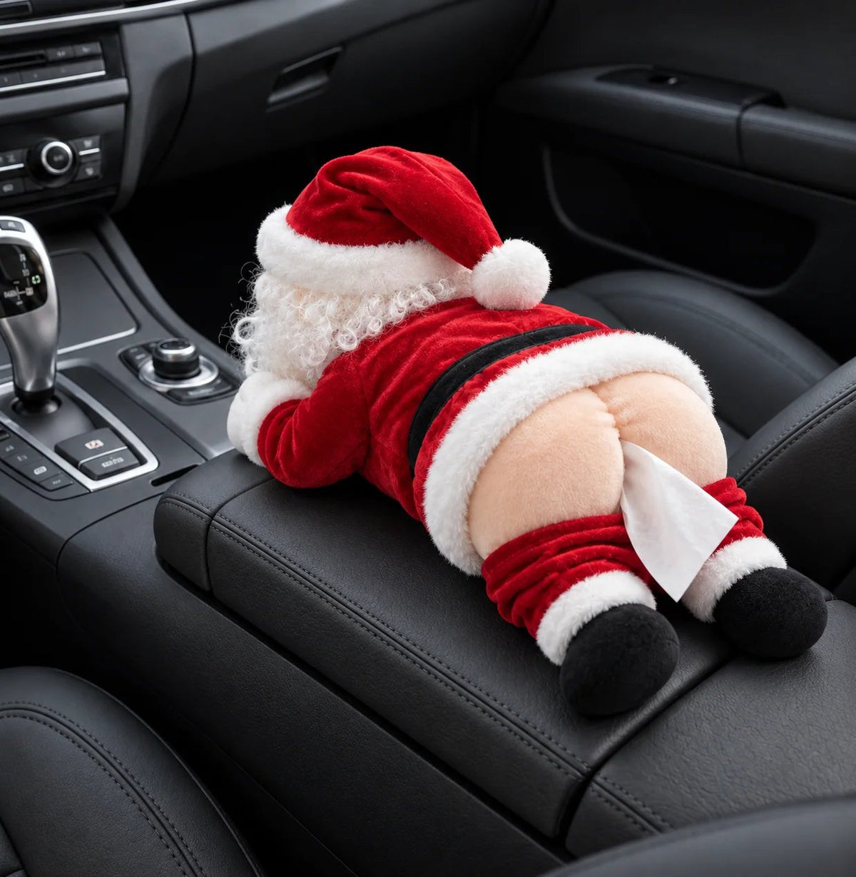 Plush Santa Tissue Holder