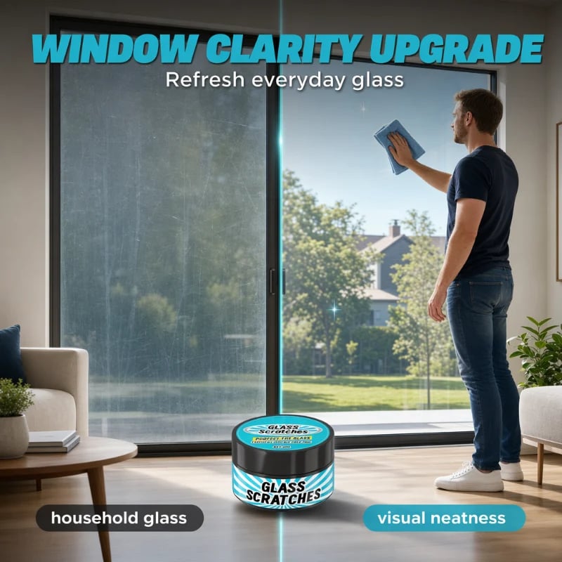 🔥HOT SALE🔥Hot Sale 49% OFF🔥 Multi-Purpose Glass Scratch Repair Paste – 30g, for Windows, Mirrors & Car Glass 🪟