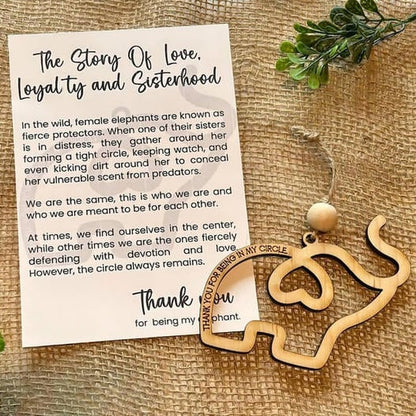 🔥LAST DAY 49% OFF - 🐘Friendship gift • sisterhood elephant