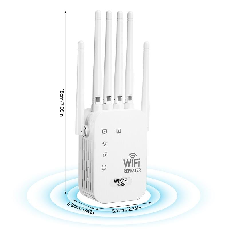 🔥WiFi Extender 2026 6-Antenna Strong Signal